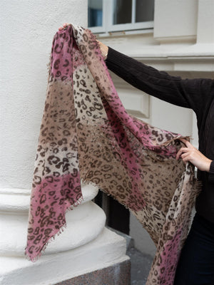 Mala Alisha Lizard Camel/Pink