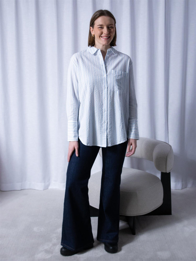 Camilla Pihl Bibi Crepe Shirt Light Blue
