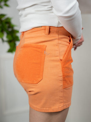 iSlow Emilia Drill Cashmere W/Cord Pockets Papaye