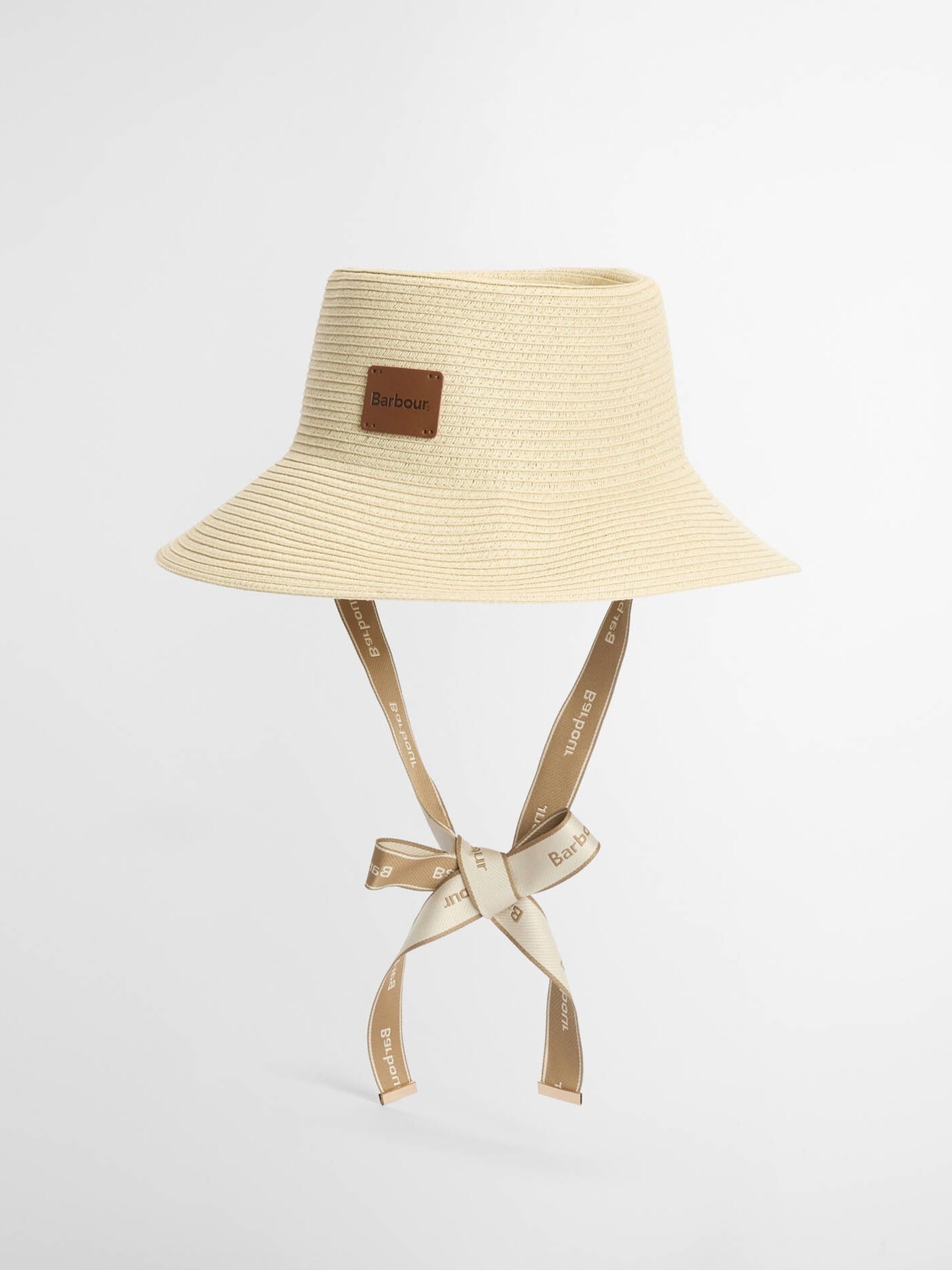Barbour Polly Braid Bucket Hat Natural