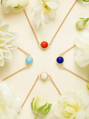 Julie Sandlau Primini Bracelet Red Coral Crystal