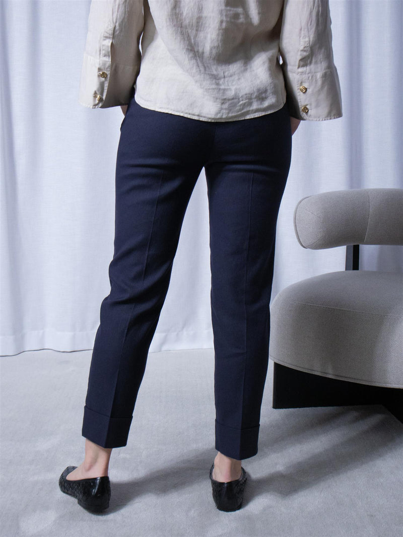 Cambio Krystal Summer Linen Black Blue