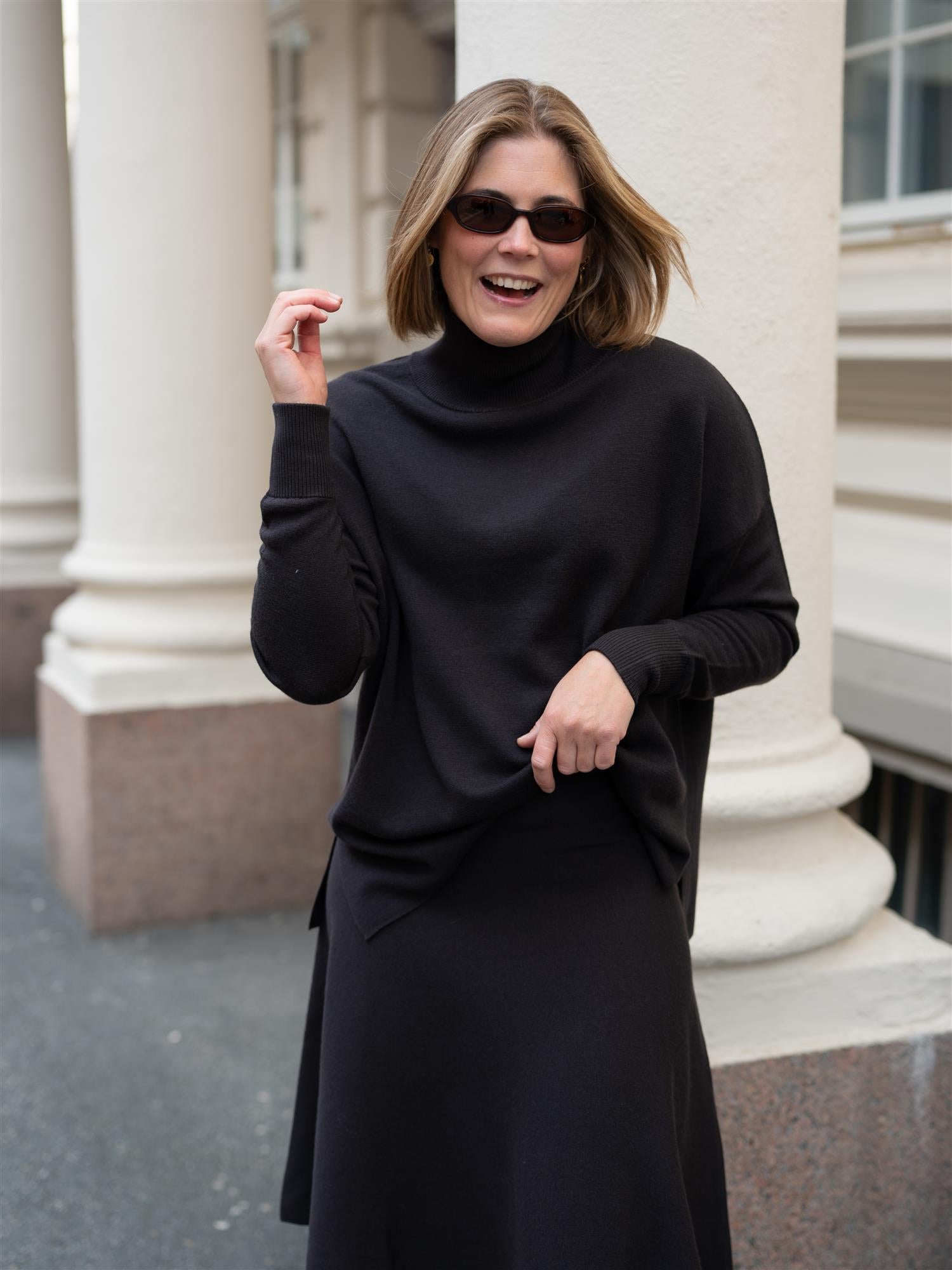 Fernanda Merino Sweater Dark Brown