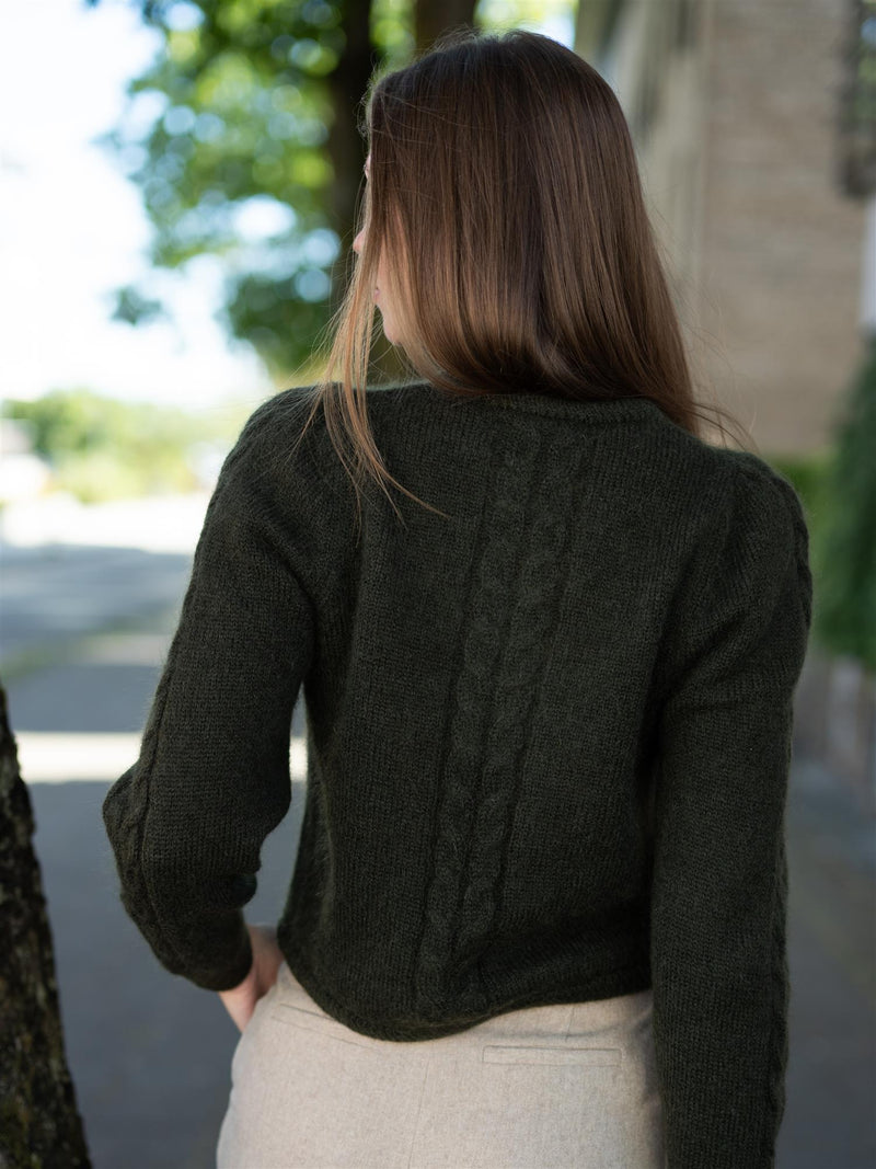 Dear Dharma Edge Cardigan Dark Army
