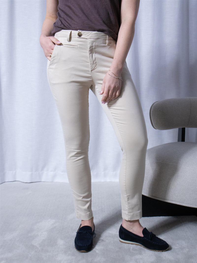 Pieszak Anika Support Chino Vanilla White
