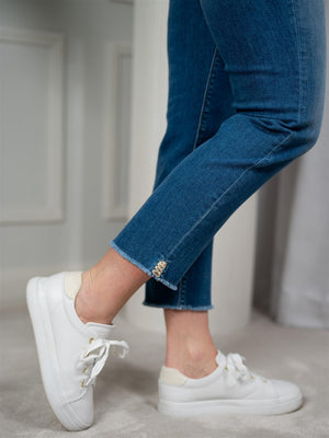 Cambio Piper Short Håkeldetail medium Fringed Hem