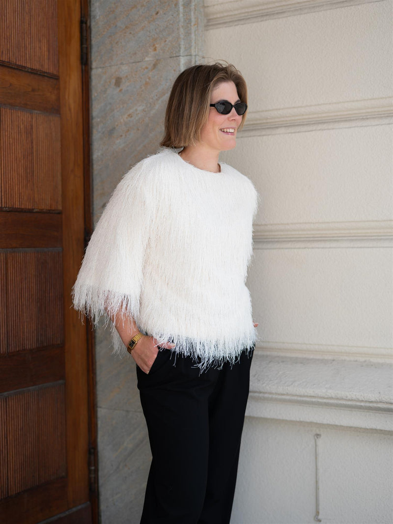 ONE and OTHER Leonora Top Winter White