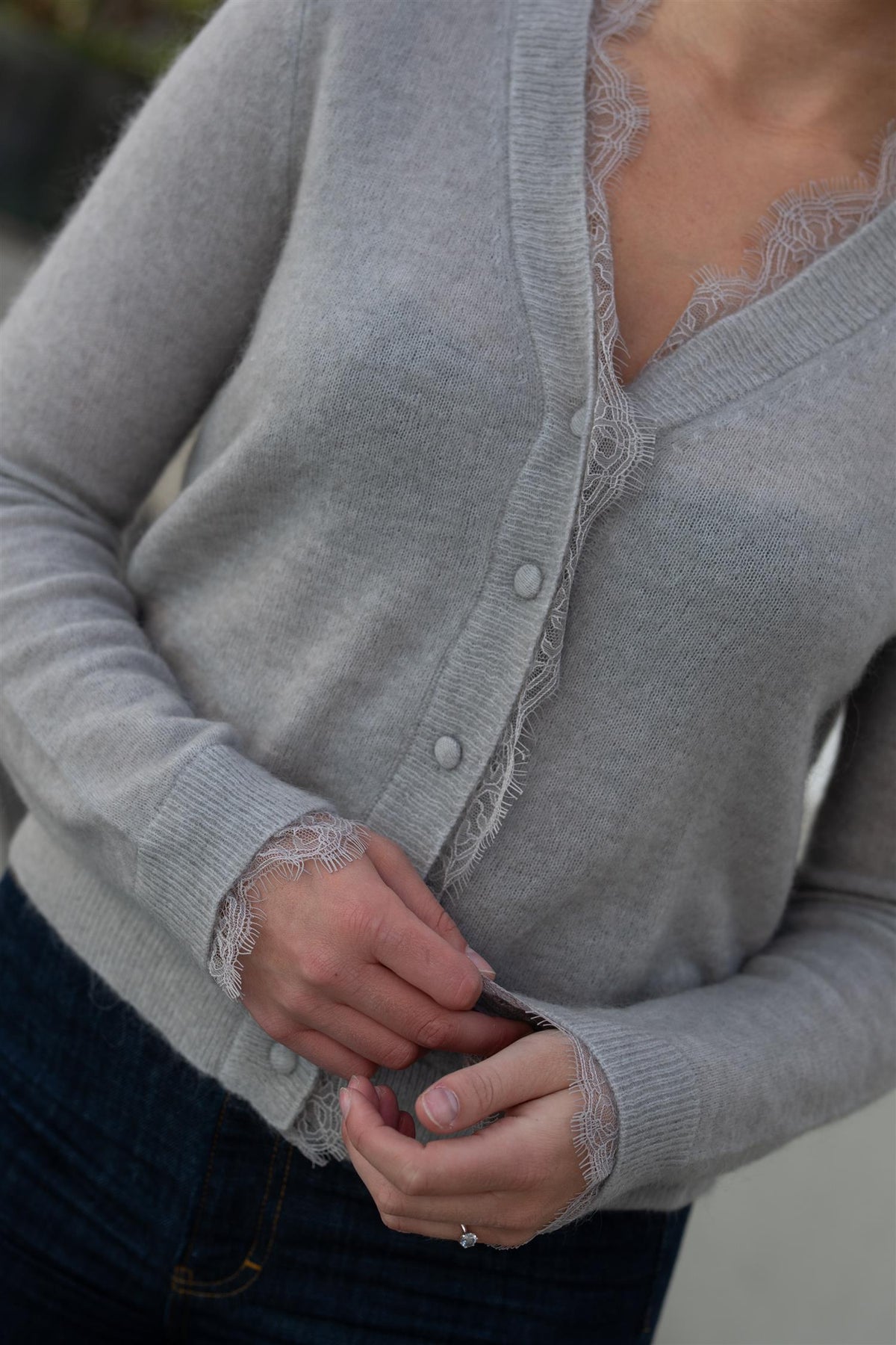 Mmhelmi Lace Knit Cardigan