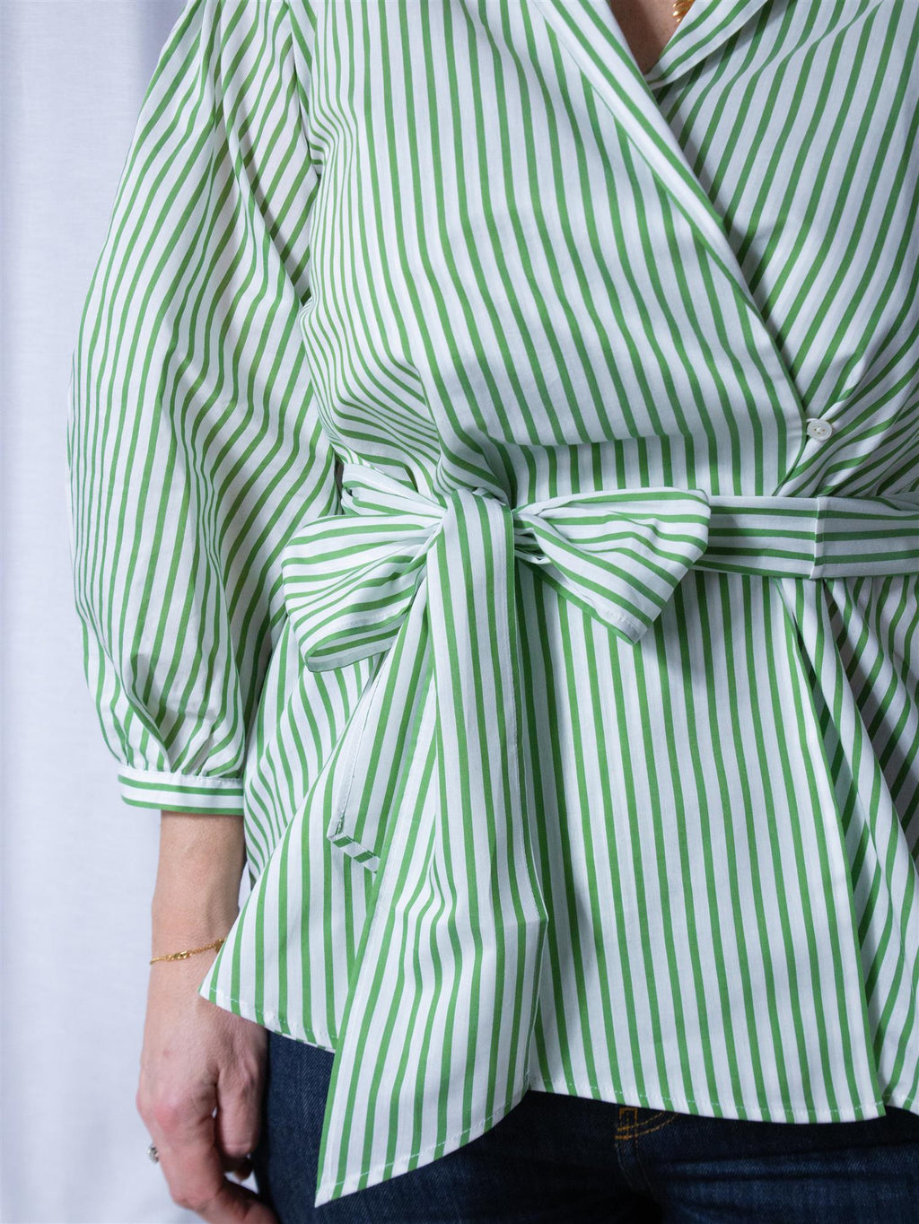 Max Mara Ceci Green Stripe