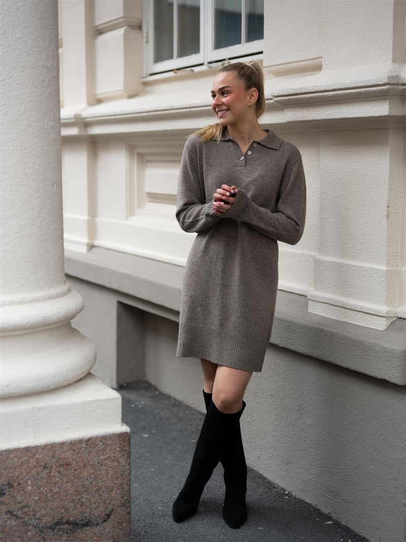 Stenströms Kim Dress Knit Light Brown