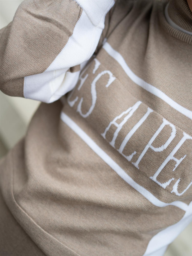 Ella&il Maud Merino Sweater Beige Melange