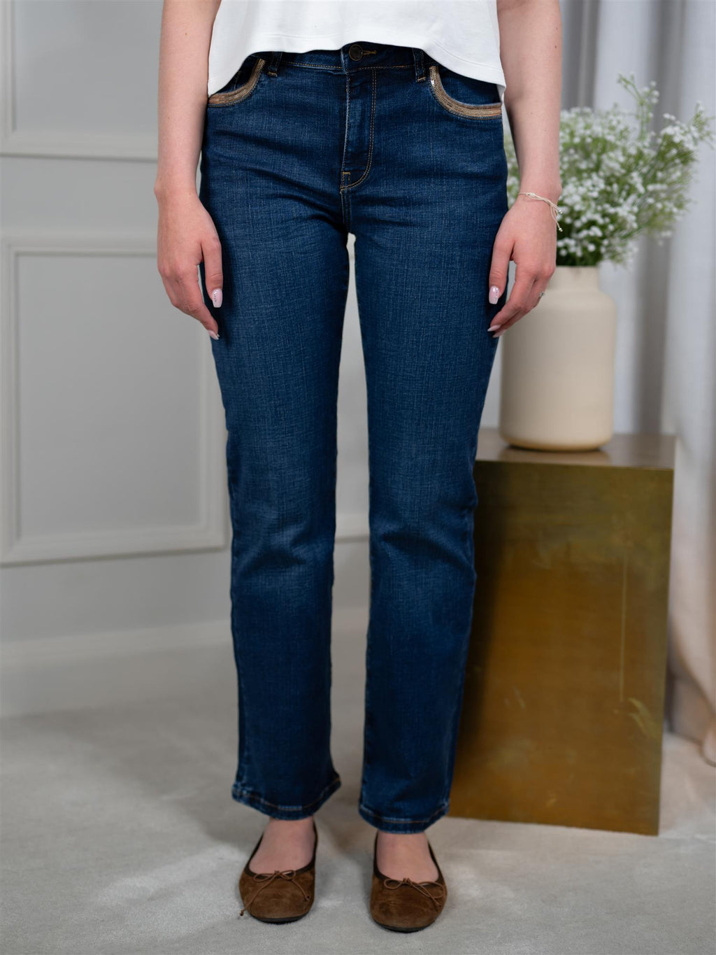 Mos Mosh Cecilia Perla Jeans Dark Blue