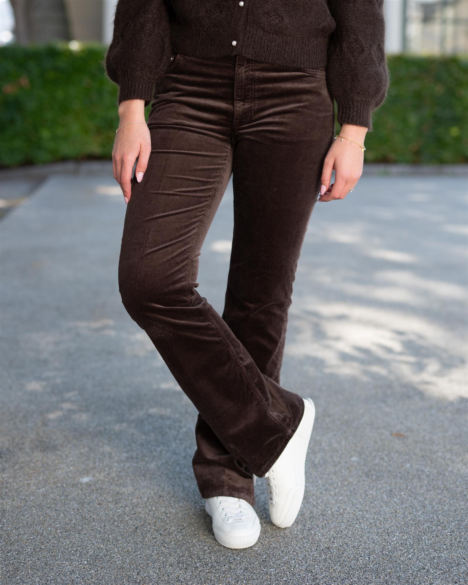 Corduroy Flare Jeans