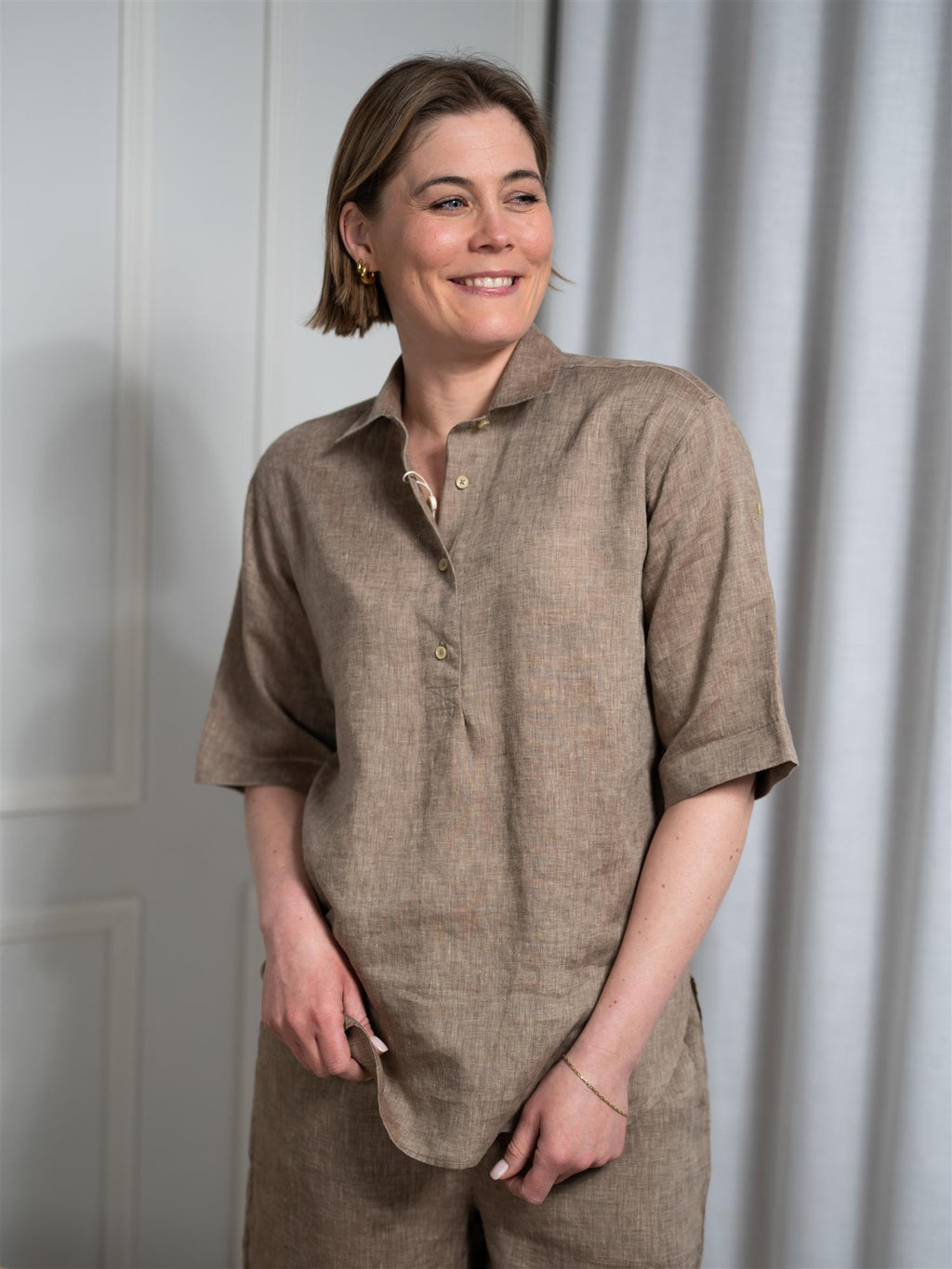 Stenströms Jenna Shirt Light Brown