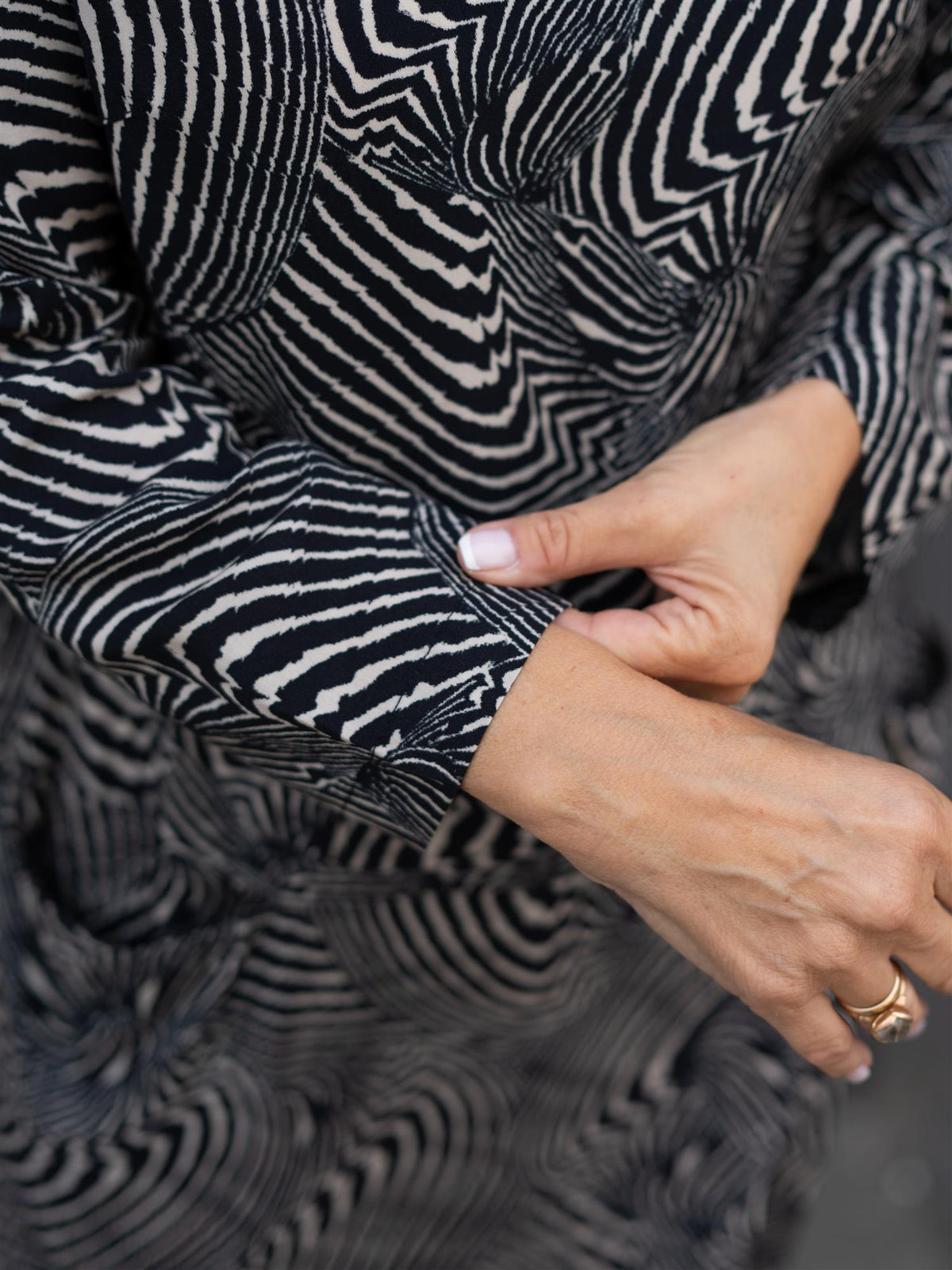 Iki Dress Zebra