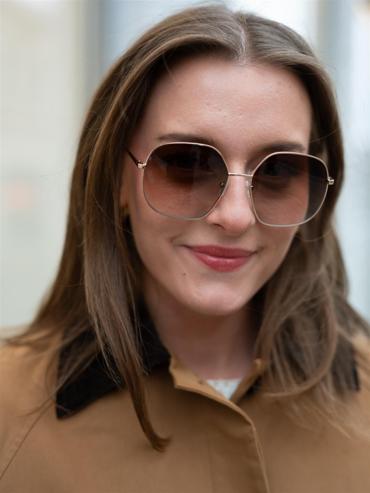 Glas Cornelia Gold Blush Sunglasses