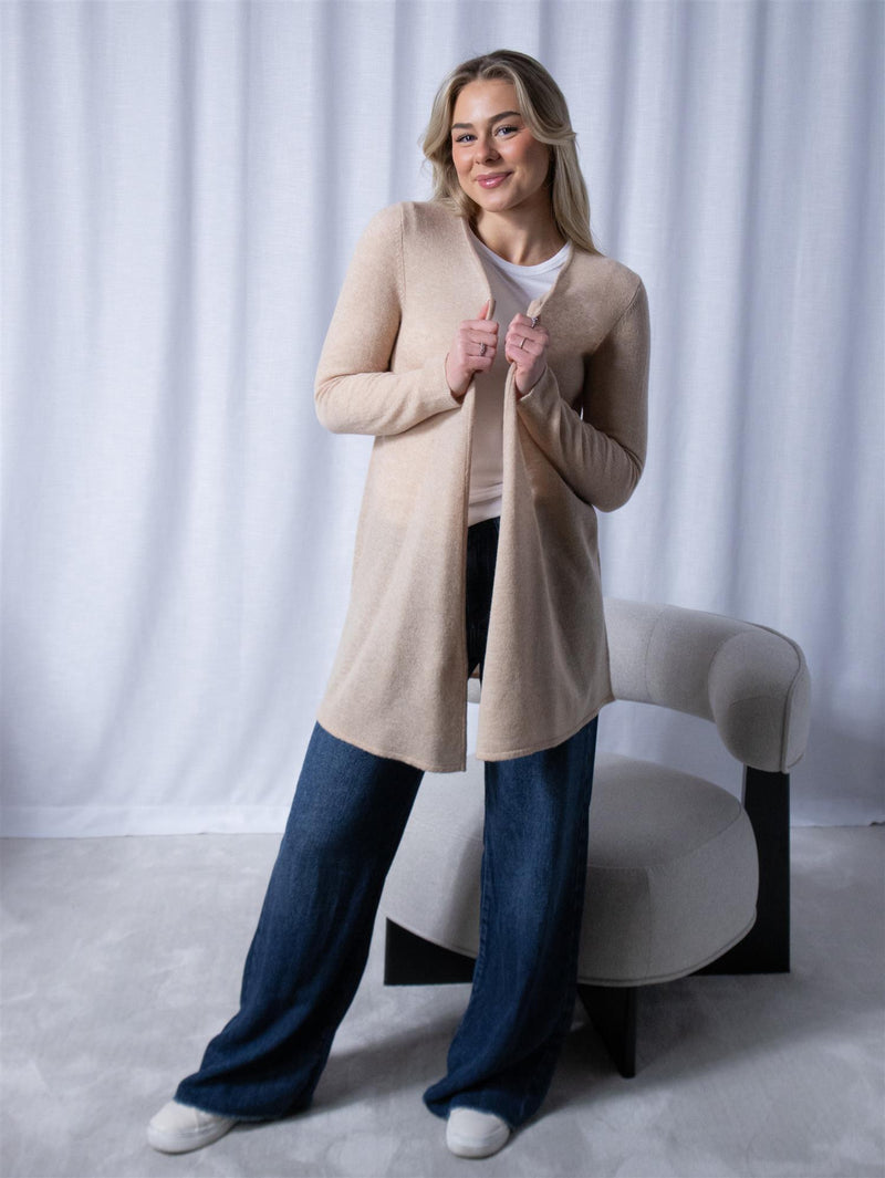 Dear Dharma Breeze Cardi Beige Melange