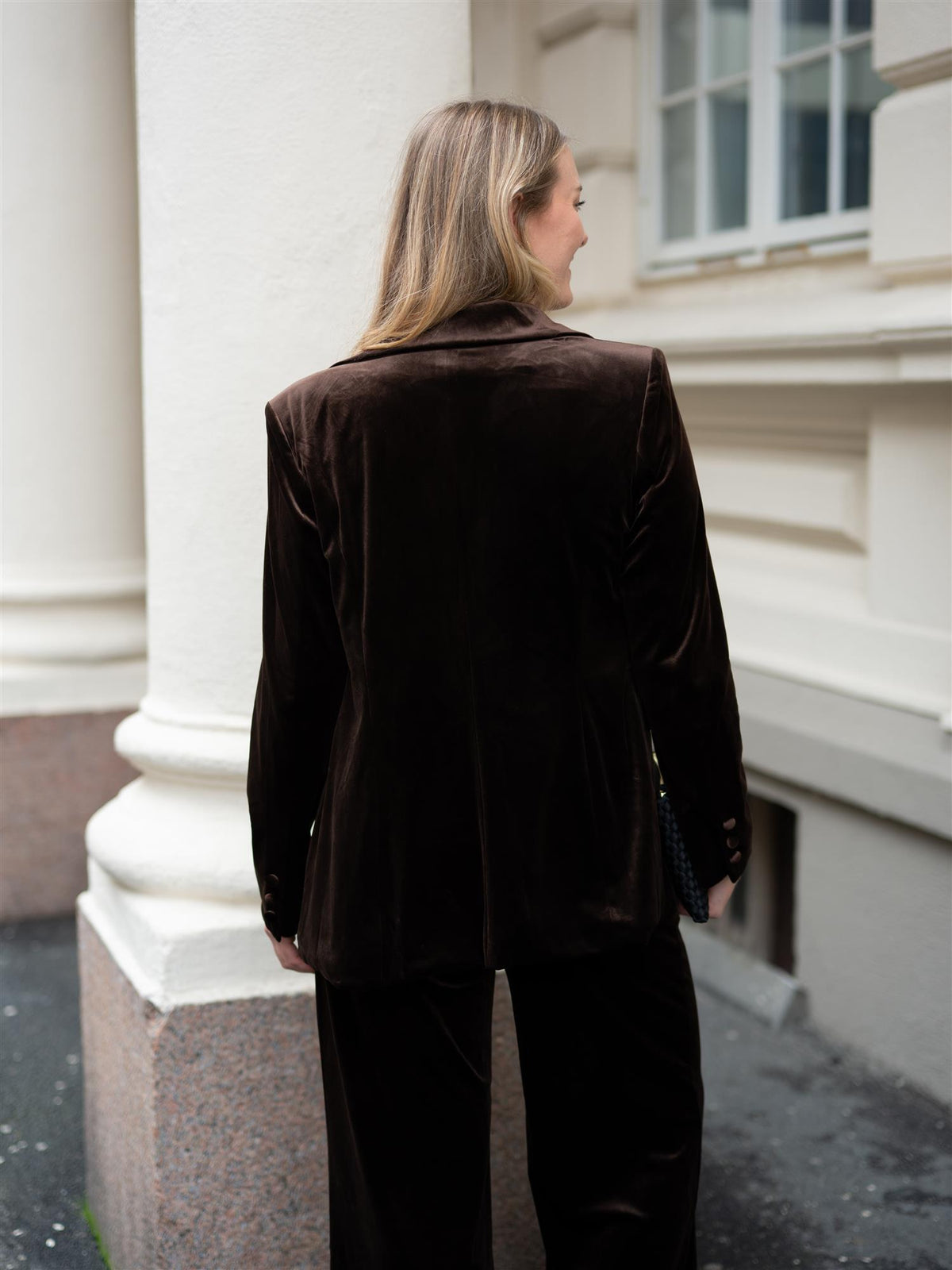 Blazer Velvet Choco