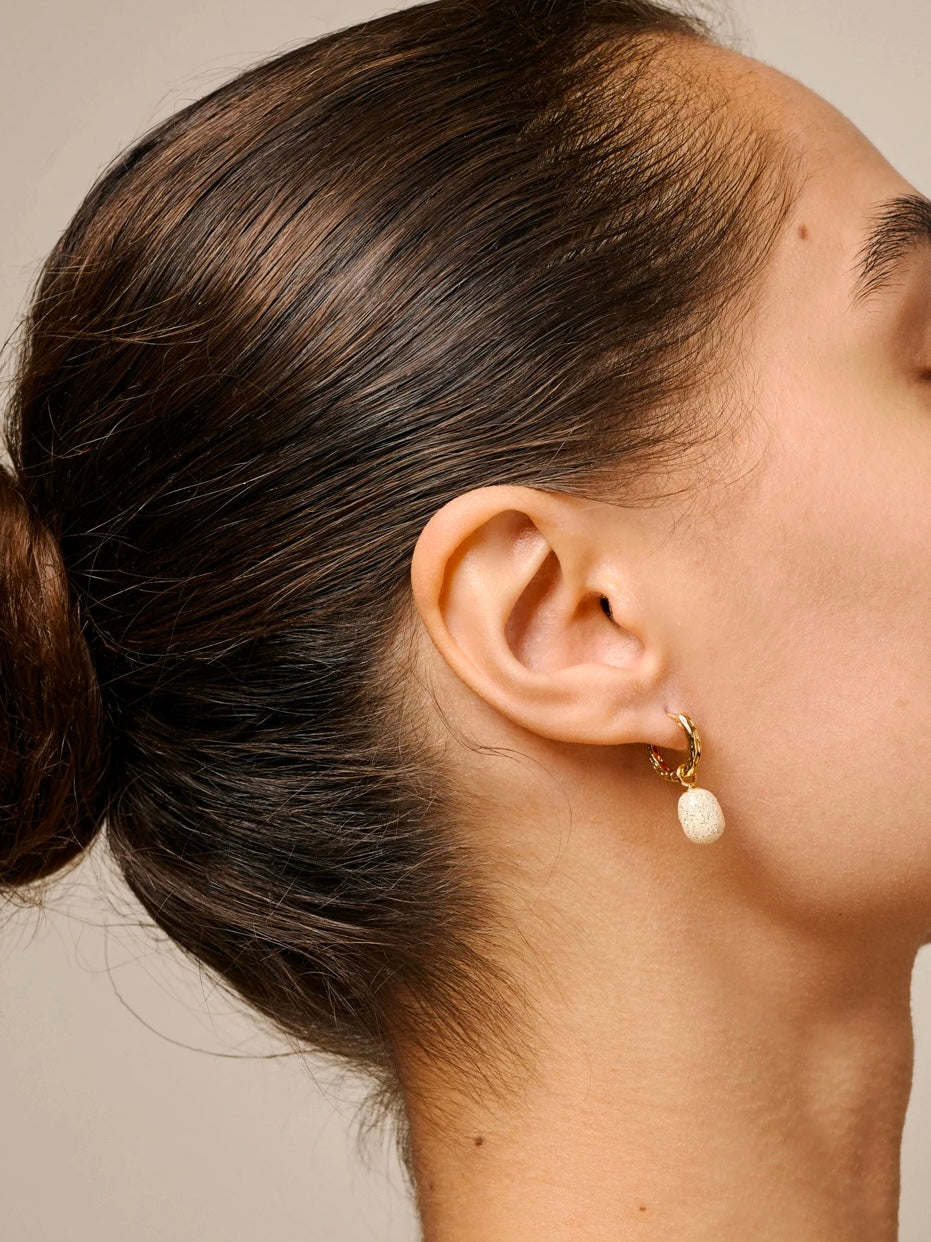 Enamel Significant Hoops