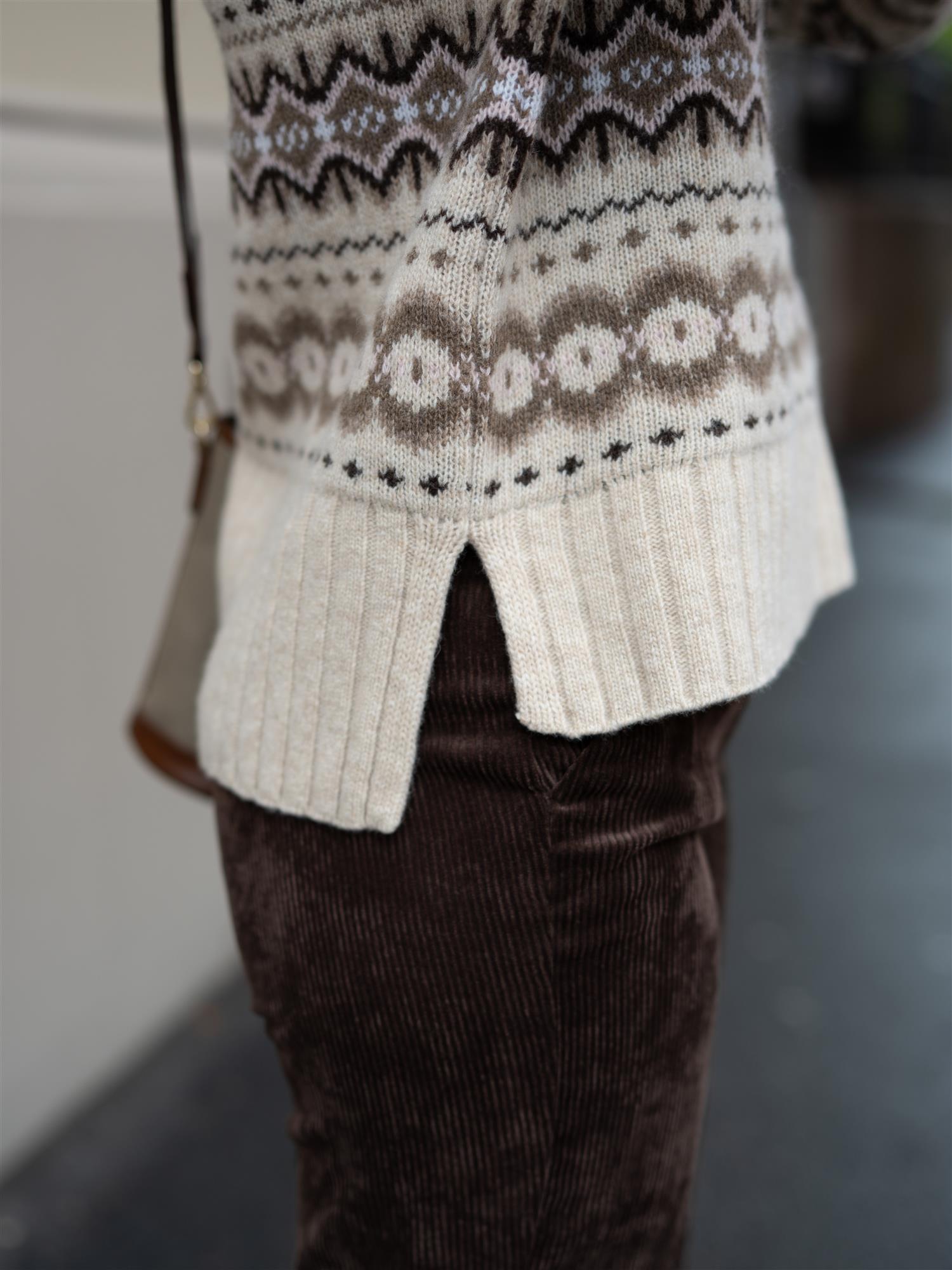 Helen Knit Light Pearl/Pale Pink
