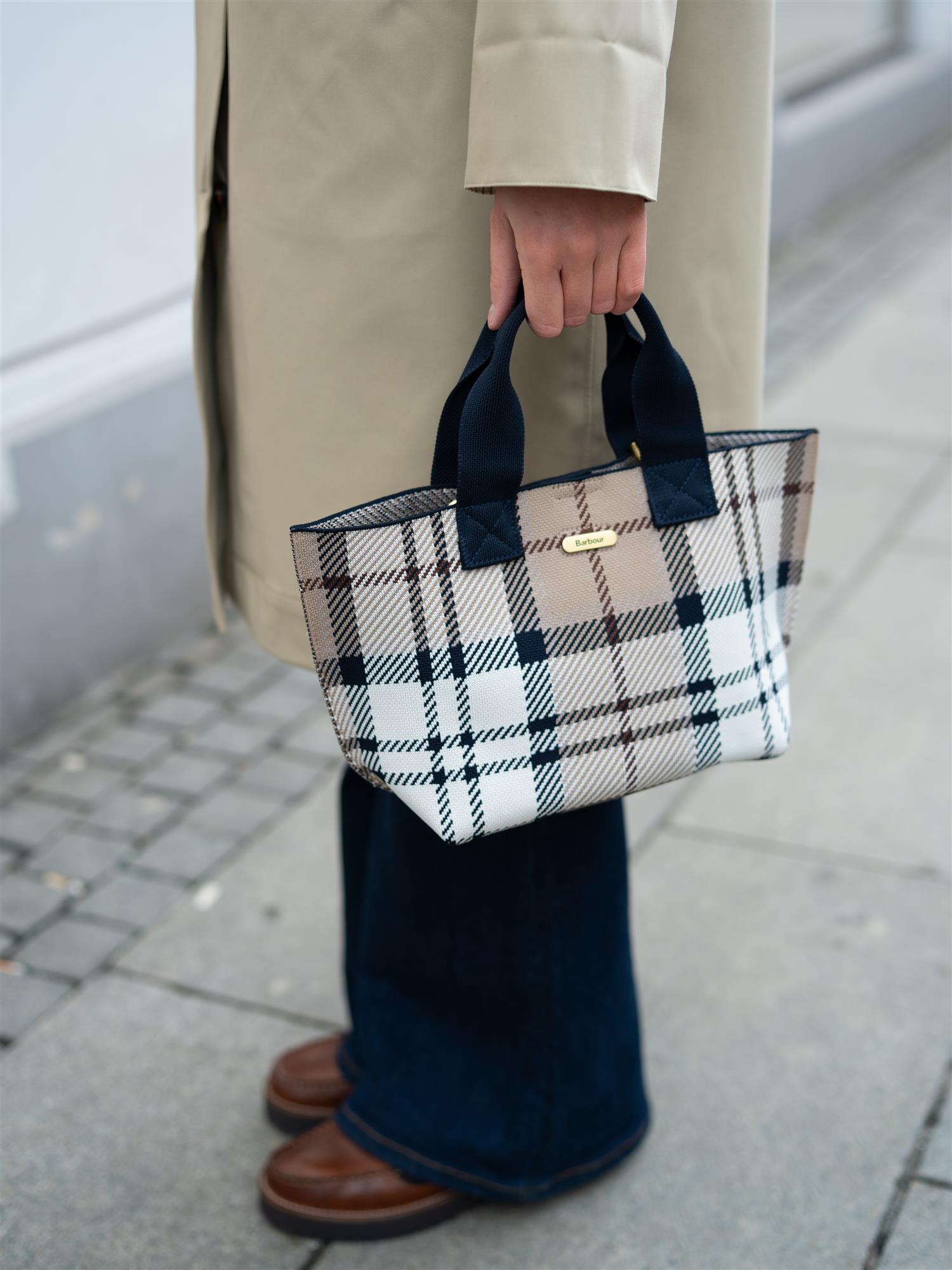 Barbour Layla Mini Tote Military Brown/Classic