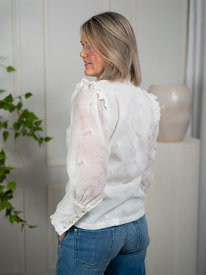 Janne Formoe Champisblusen Hvit