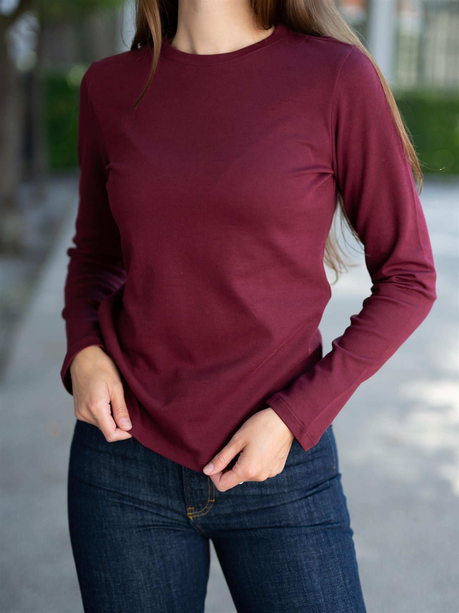 Andrea Longsleeve Plum