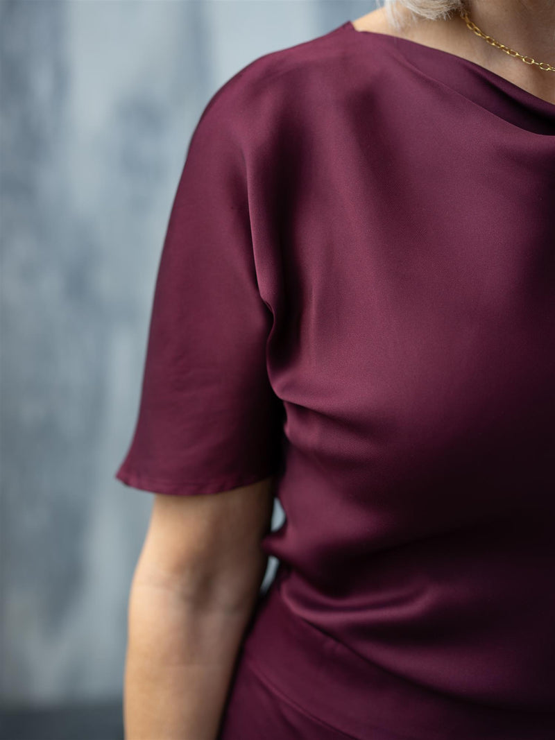 Stenströms Jessa Dress Dark Red