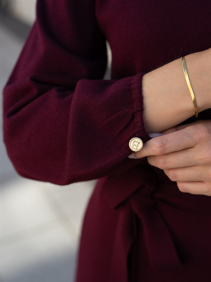 Busnel Eden Dress Bordeaux