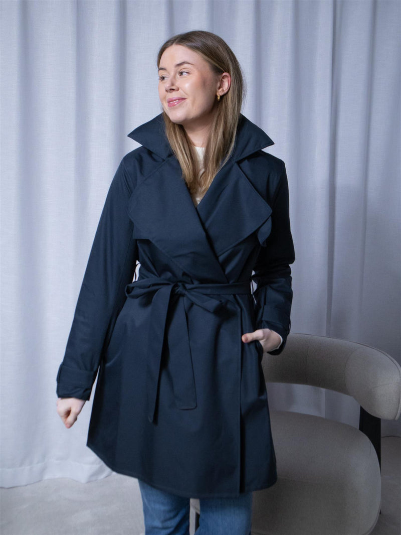 BRGN Yr'en Coat Rosin Dark Green