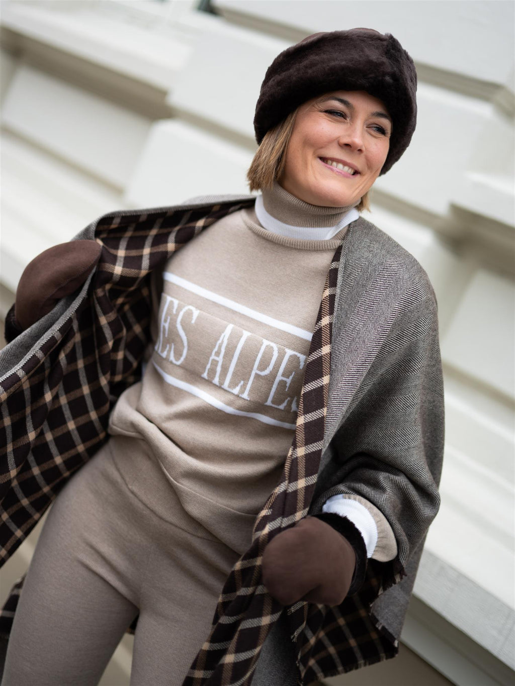 Ella&il Maud Merino Sweater Beige Melange