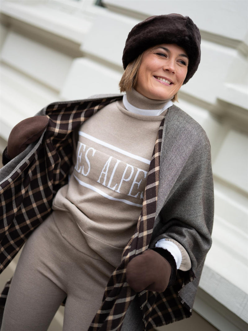 Ella&il Maud Merino Sweater Beige Melange