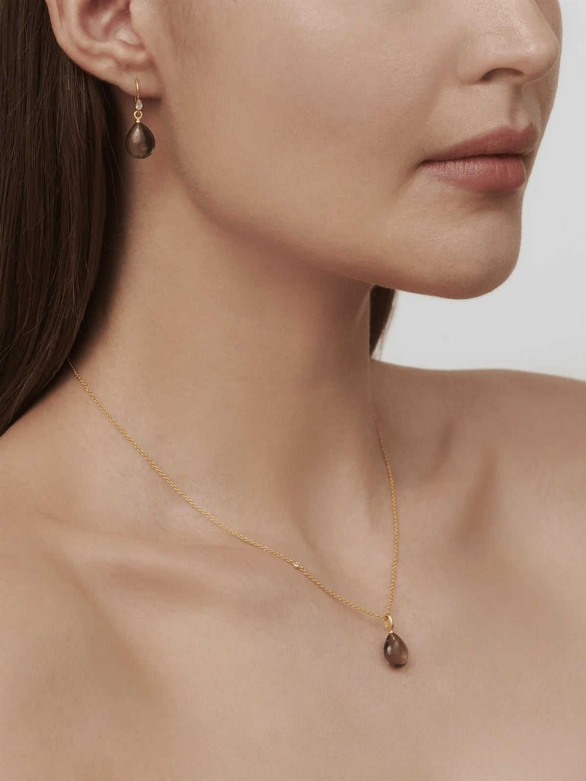 Prima Ballerina Pendant Smokey Crystal