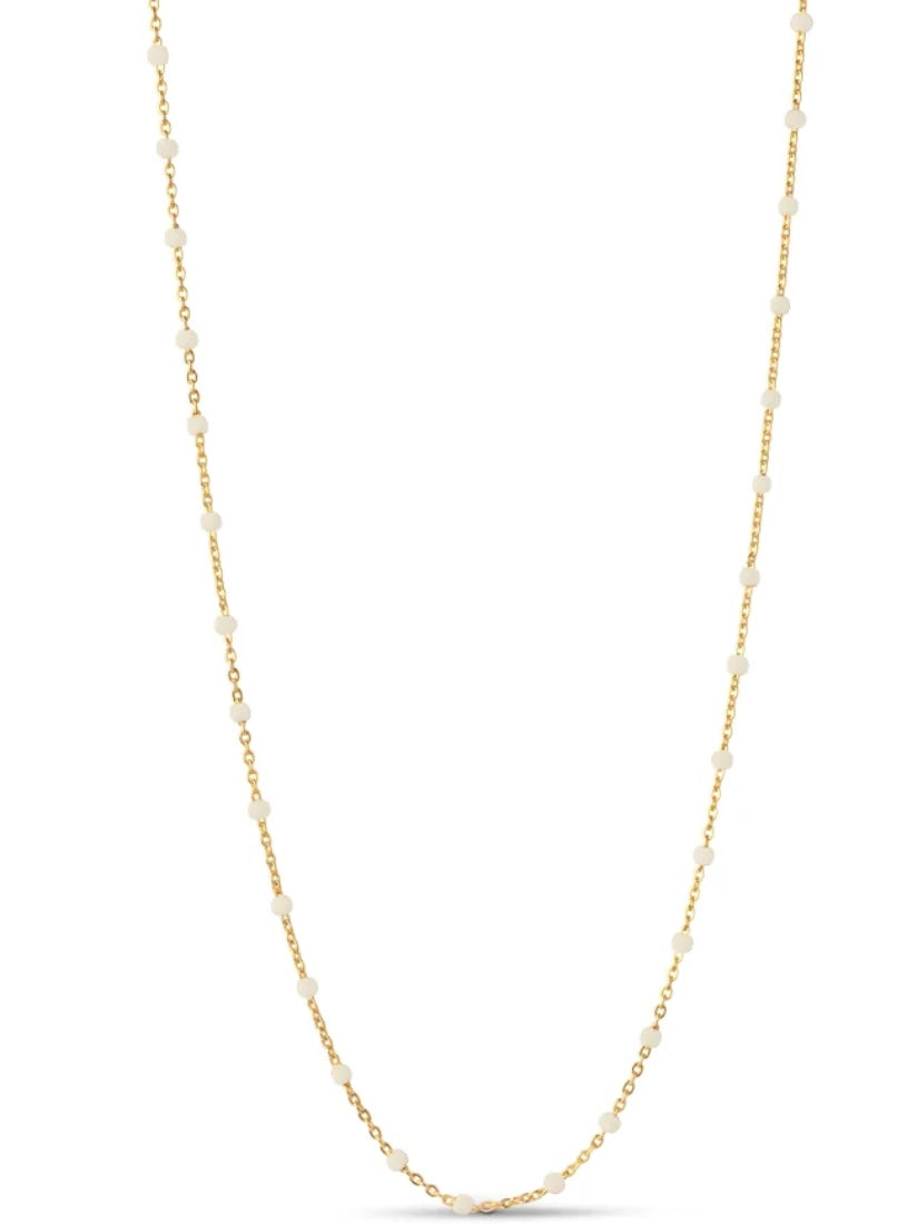 Enamel Lola necklace daisy