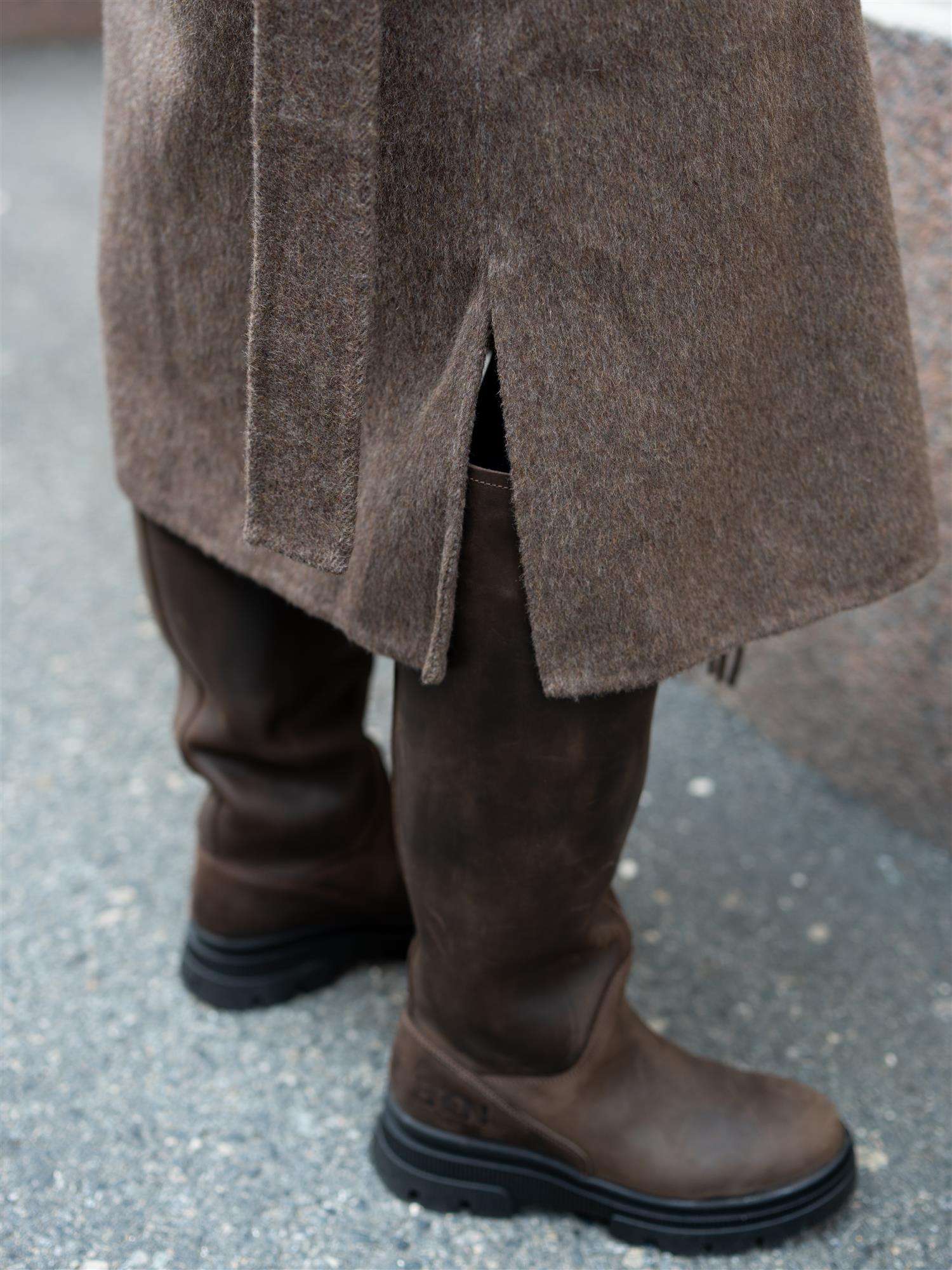 Heidi Coat Dark Brown