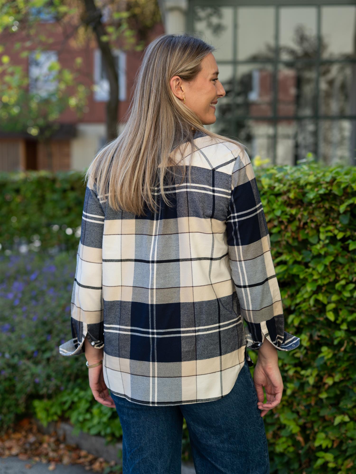 Anna Shirt Light Birchwood Tartan
