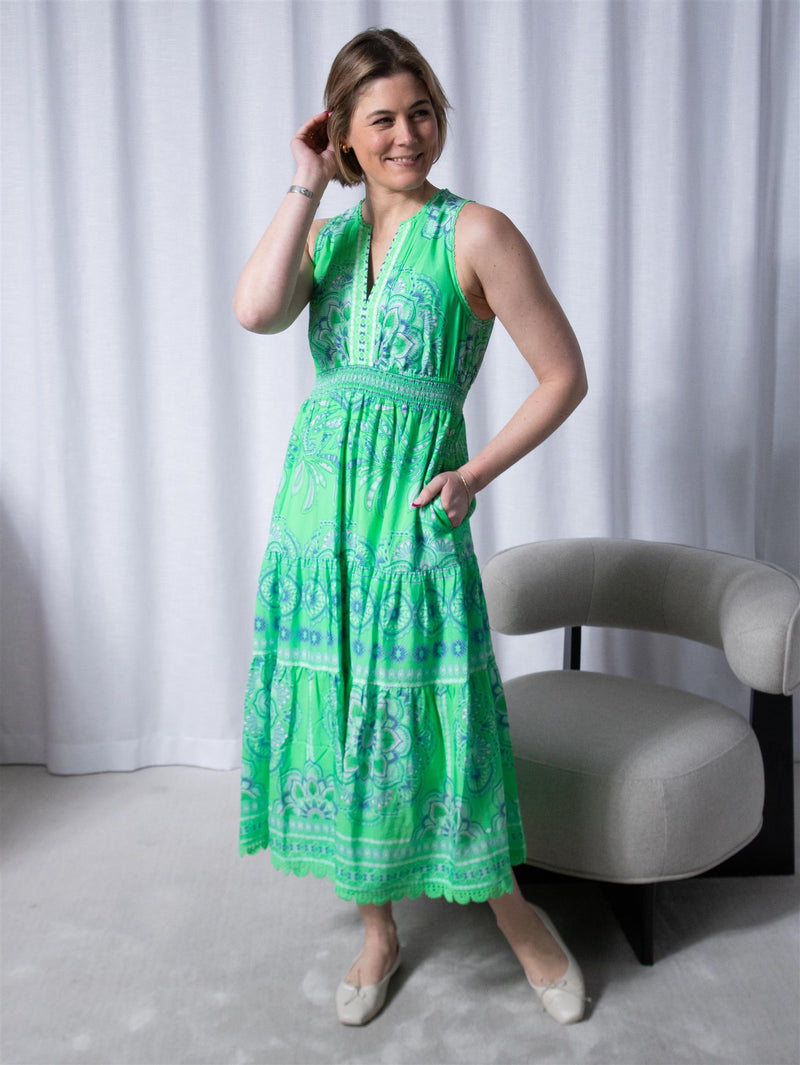 Hale Bob Liv Dress Green