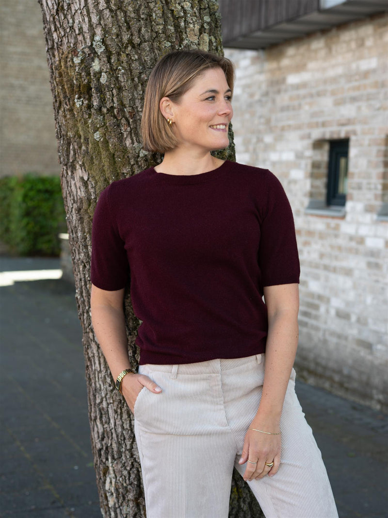 Dear Dharma Marthe Tee Plum
