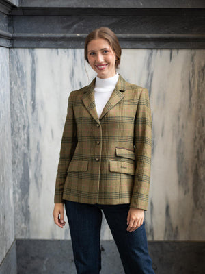 Barbour Carlby Tailored Jacket Dark Moss