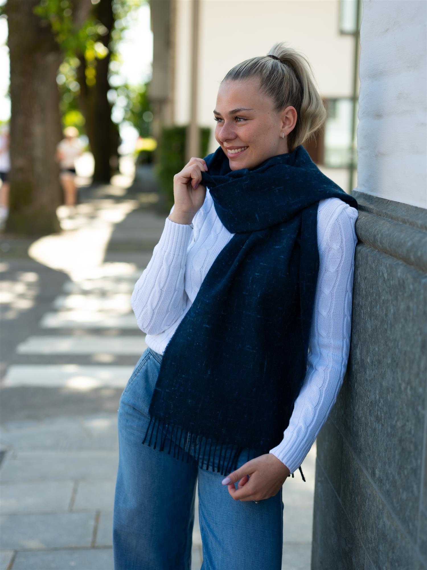 Jeanerica Sam scarf Blue