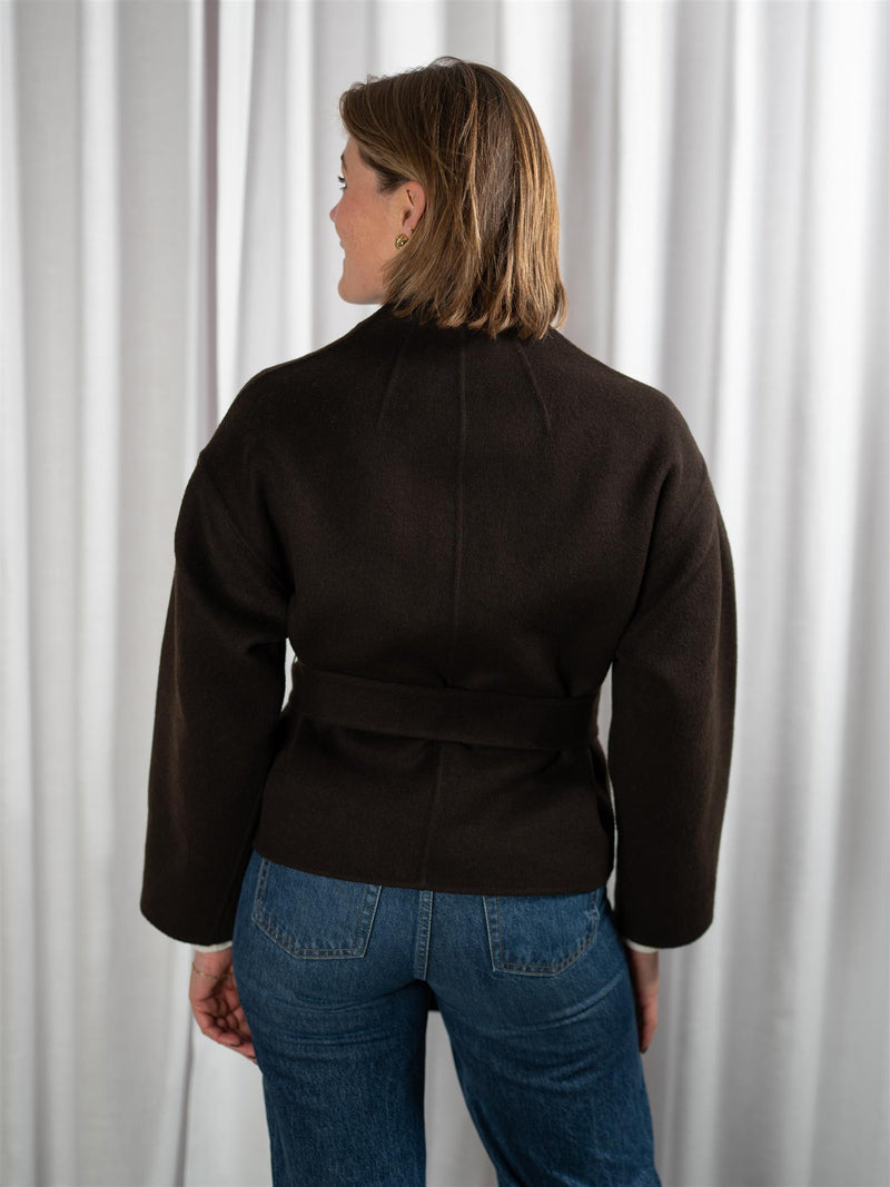 ONE and OTHER Greta Wool Jacket Espresso