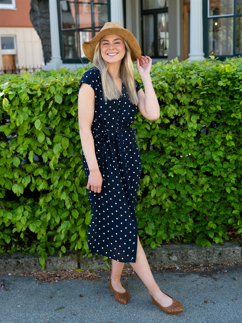 Gant Reg Dot Print Caftan Dress