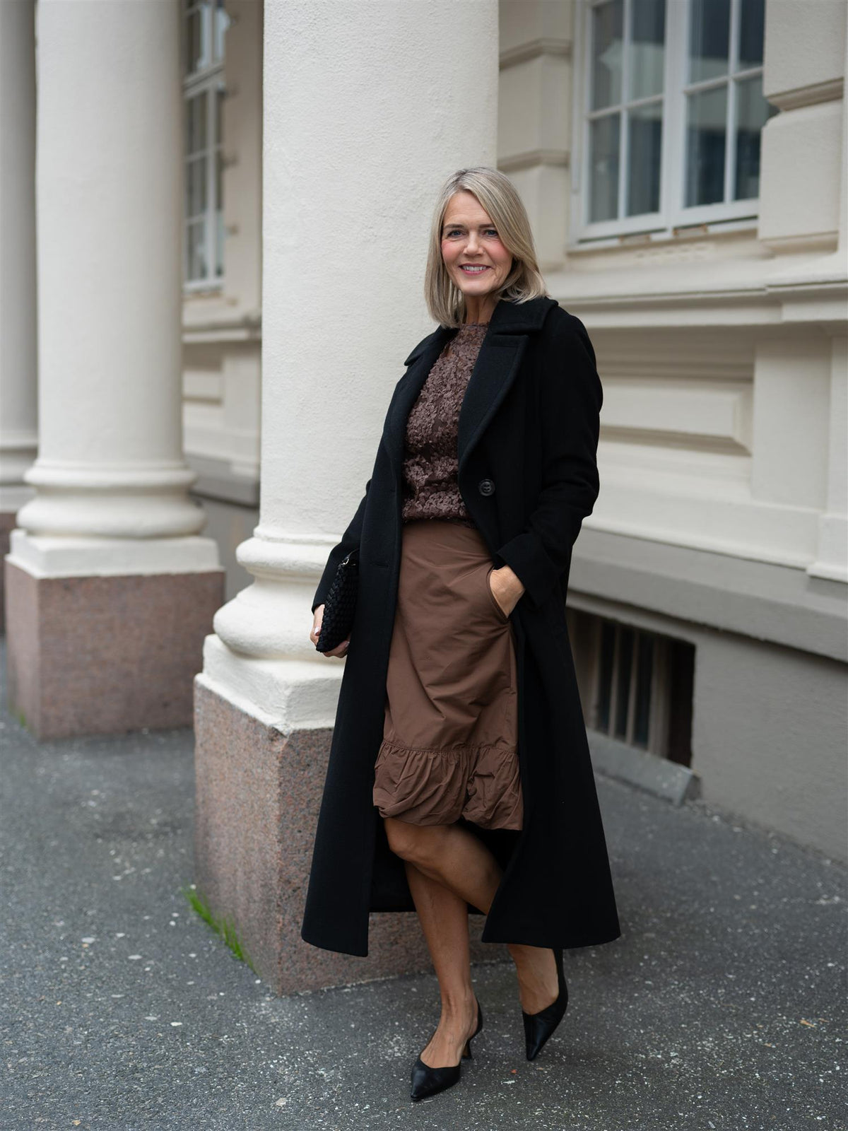 Fukkura Skirt Brown