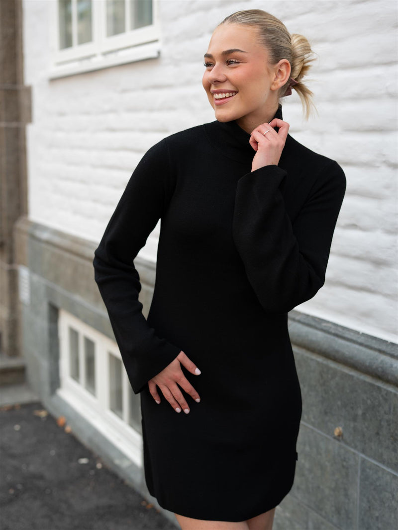Ella&il Melina Merino Dress Black
