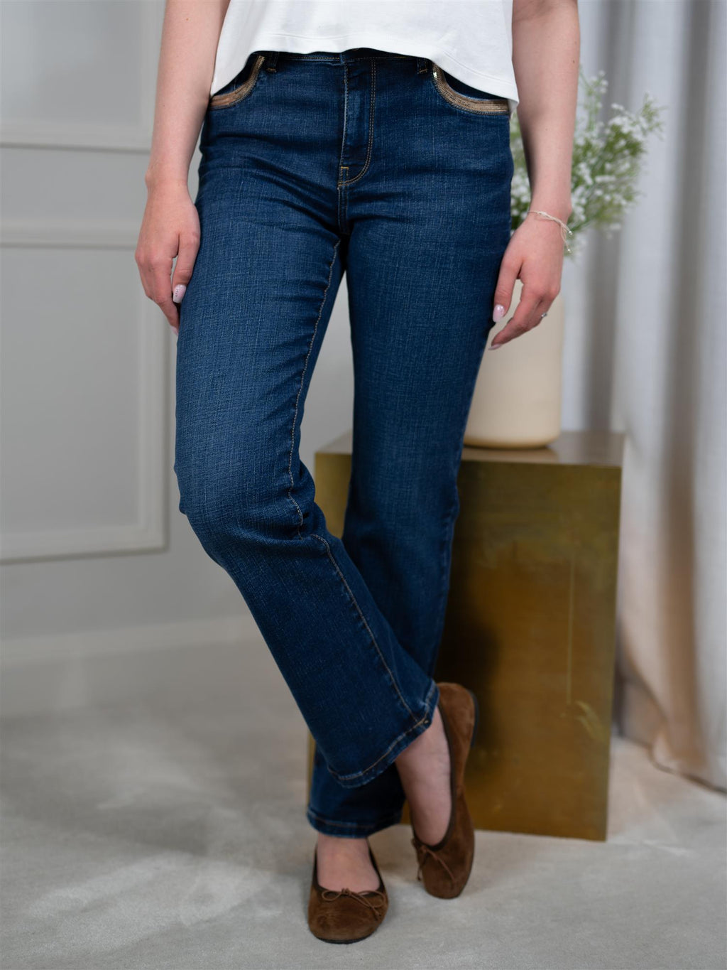 Mos Mosh Cecilia Perla Jeans Dark Blue