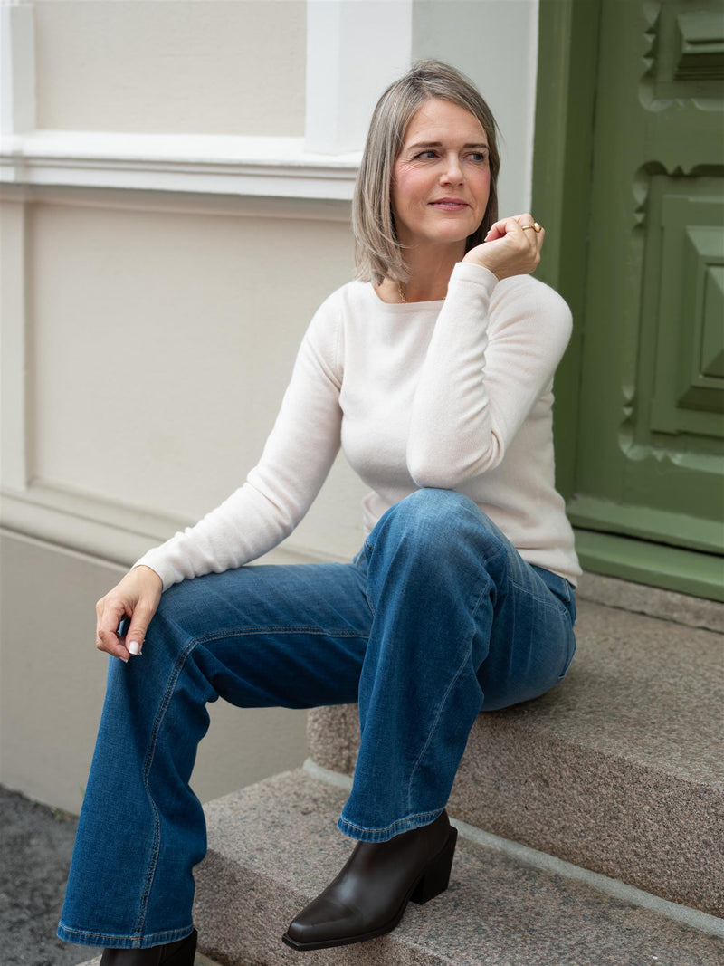 Stenströms Kiana Boatneck Knit Offwhite