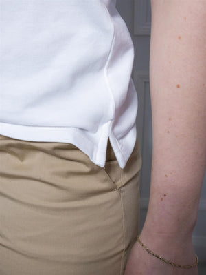 Barbour Bowford Sleeveless Polo Top White