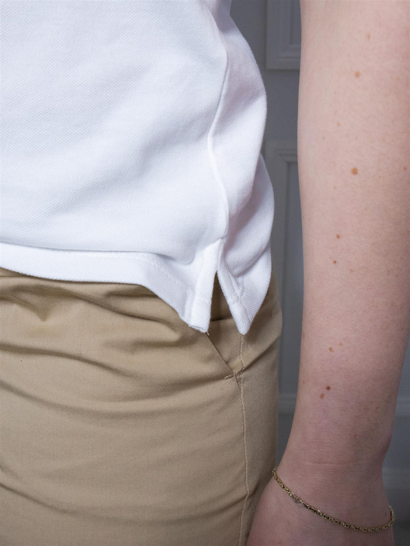 Barbour Bowford Sleeveless Polo Top White