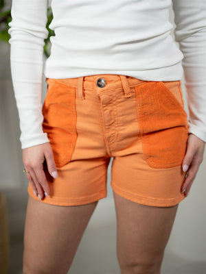 iSlow Emilia Drill Cashmere W/Cord Pockets Papaye