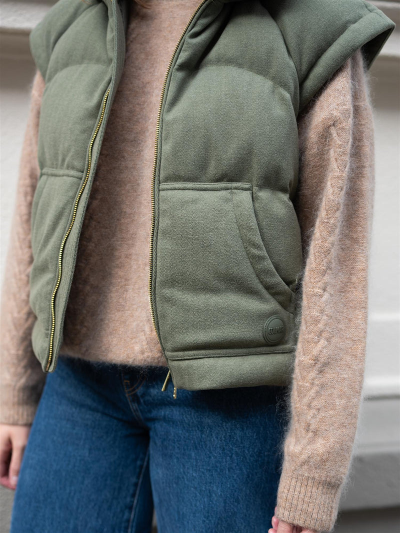 Colmar Quilted Vest With Hood